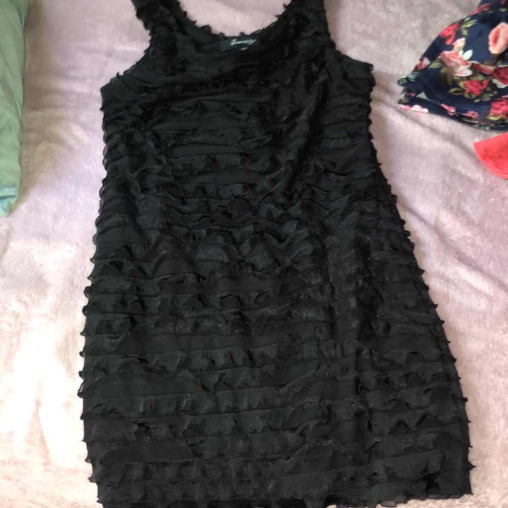 Brand new without tags, forever 21 ruffly silky cenille dress WB